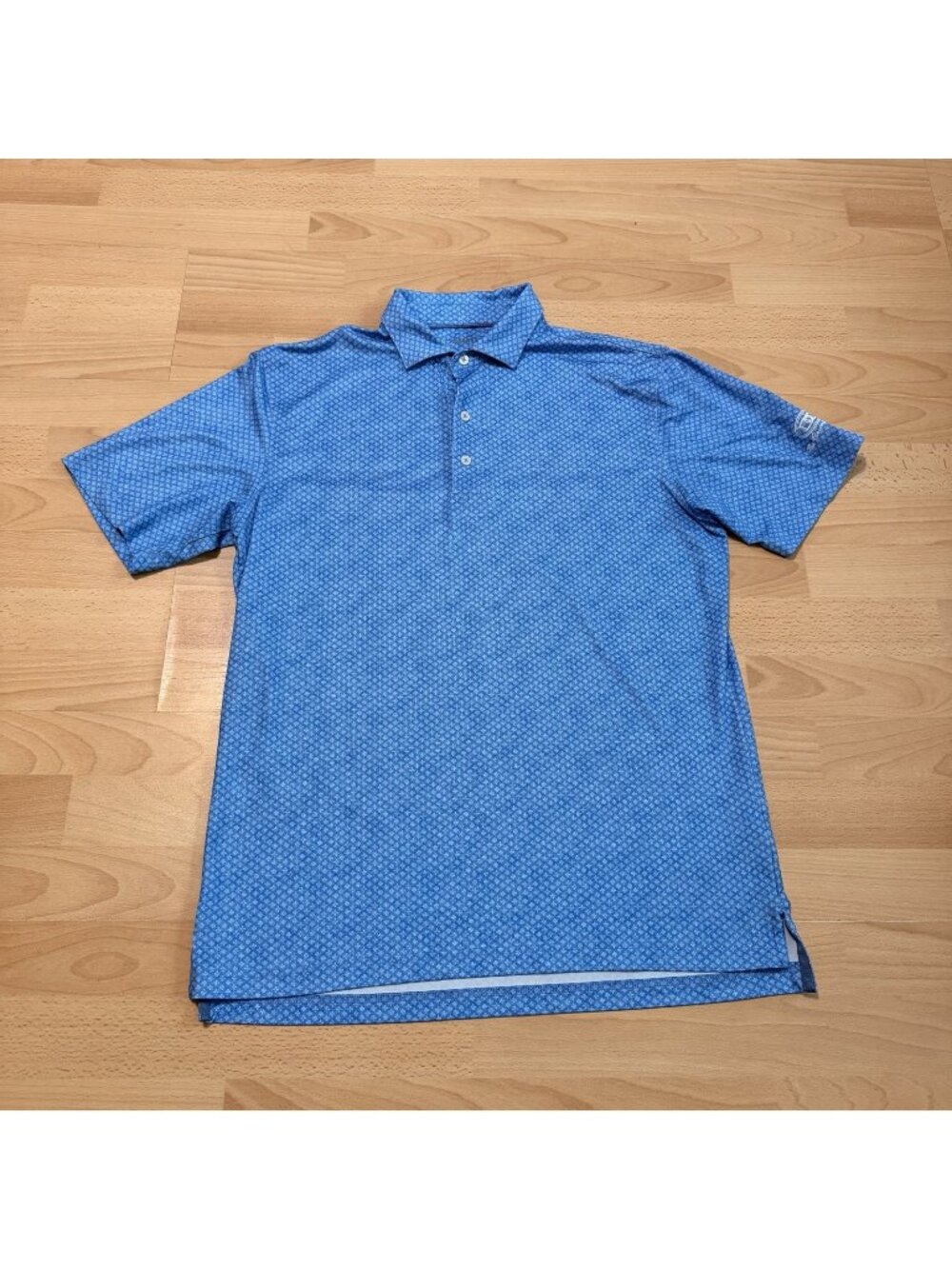 Johnnie-O Prep-Formance Men's Geograohic Golf Polo Shirt Size Médium